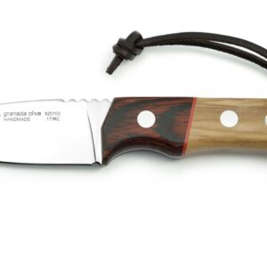 Puma IP Granada Olive Wood Hunting Knife with Leather Sheath