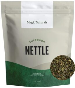 magjo naturals nettle leaf tea, 1lb (16oz) cut and sifted: bulk european stinging nettle (urtica dioica)