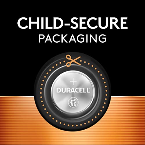 Duracell CR2025 3V Lithium Battery, Child Safety Features, 2 Count Pack, Lithium Coin Battery for Key Fob, Car Remote, Glucose Monitor, CR Lithium 3 Volt Cell