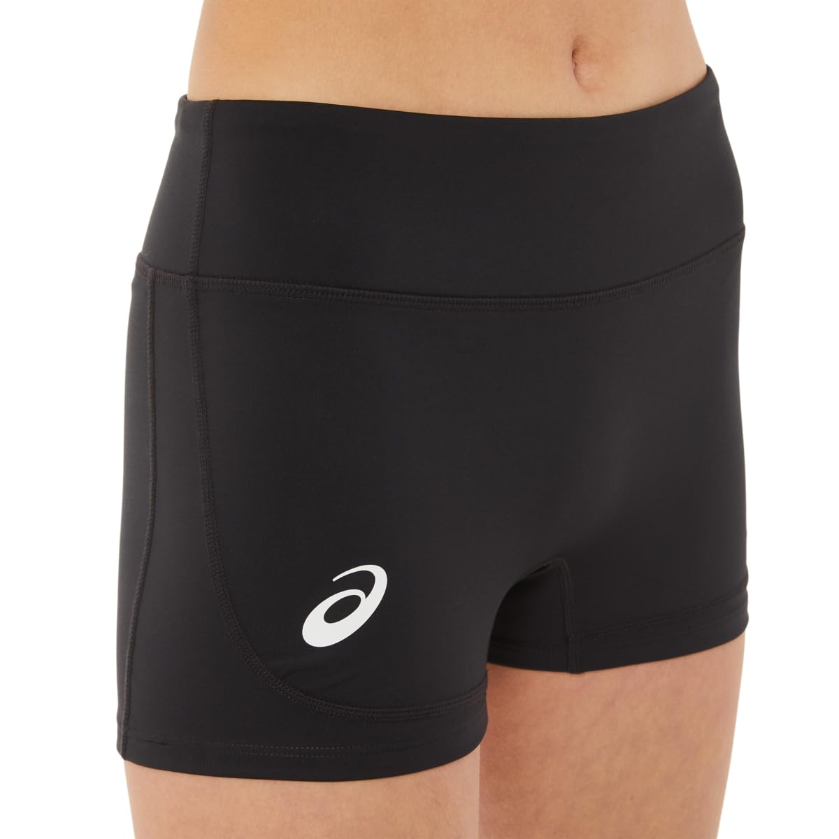 ASICS Women's Circuit 3 Inch Compression Shorts, Team Black, Medium