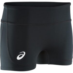 ASICS Women's Circuit 3 Inch Compression Shorts, Team Black, Medium