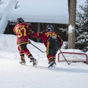 Outdoor Hockey Net for Pond or Backyard Sports