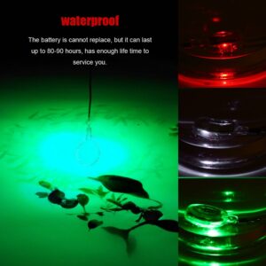 Deep Drop LED Fishing Light,3PCS LED Fishing Lures Bait Light Fish Flash Light Lamp Underwater Luminous Lures Bait Fishing Tackle (Multicolor)