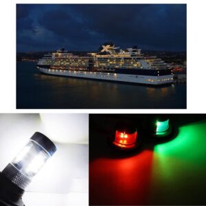 HONG 111 Marine LED Replacement Bulb Boat Light Bulbs Super Bright 12 Volt 31 mm Bulbs for Boat Navigation Lights Boat Anchor Light Deck Lights Bow Light Stern Lights 4PCS