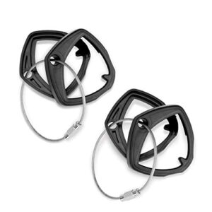 big bike parts show chrome 41-182bk black can-am spyder key covers key chain,2 pack