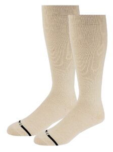 dr. shams merino wool compression knee high socks ideal for, hiking , travel-sports-nurses-reduces swelling (beige, large/x-large)