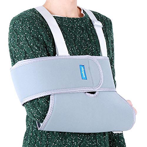 Sonew Arm Sling Shoulder Immobilizer, Rotator Cuff Elbow Support Brace, Rotator Cuff Support Brace, Adjustable Strap Sling, for Men and Women