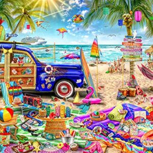 Buffalo Games - Aimee Stewart - Beach Vacation - 1000 Piece Jigsaw Puzzle