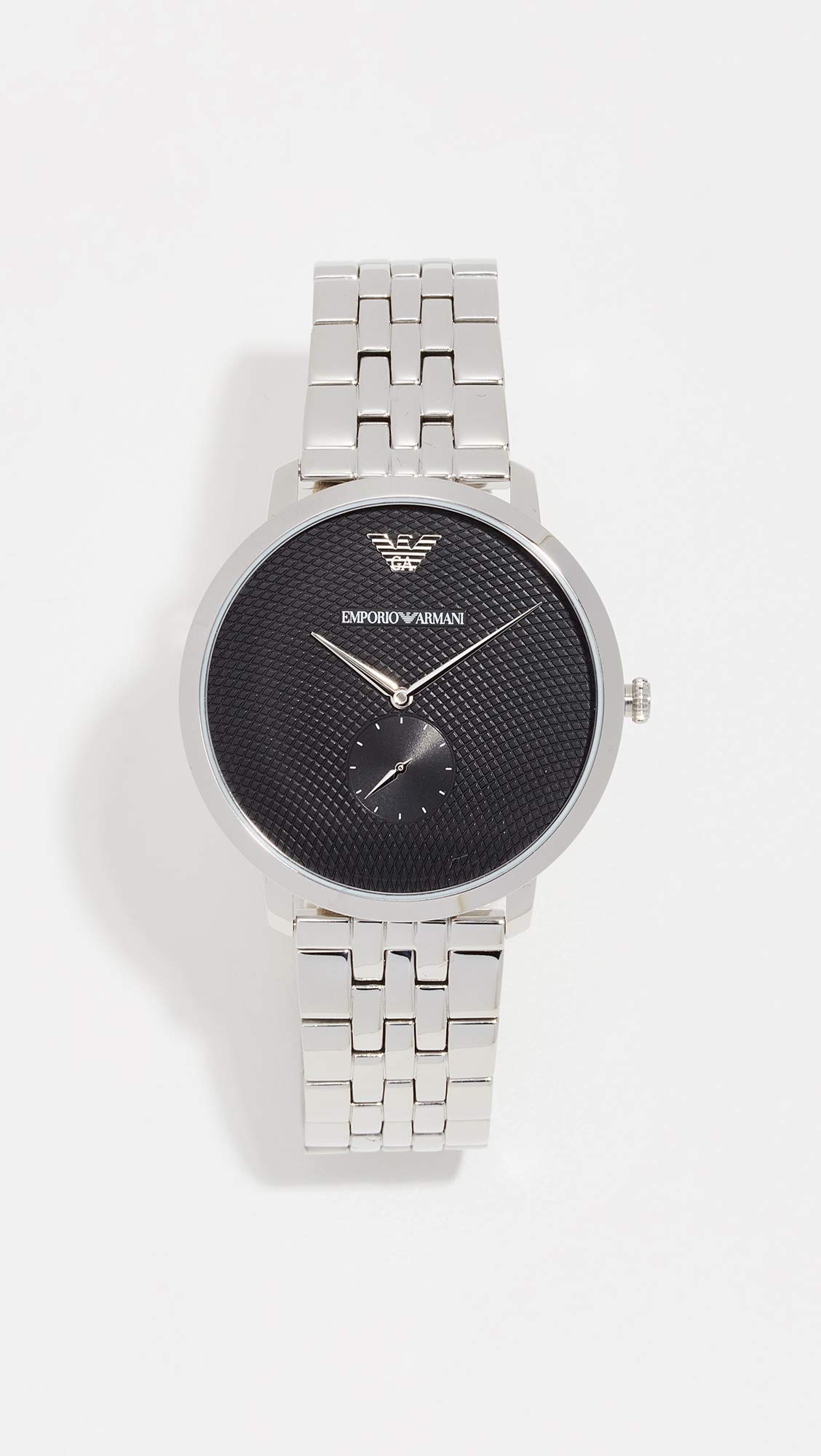 Emporio Armani Men's AR11161 Modern Slim Analog Display Quartz Silver Watch