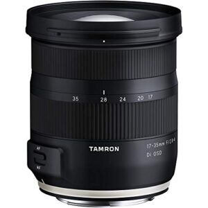 tamron afa037c700 17-35mm f/2.8-4 di osd lens for canon digital slr cameras, black