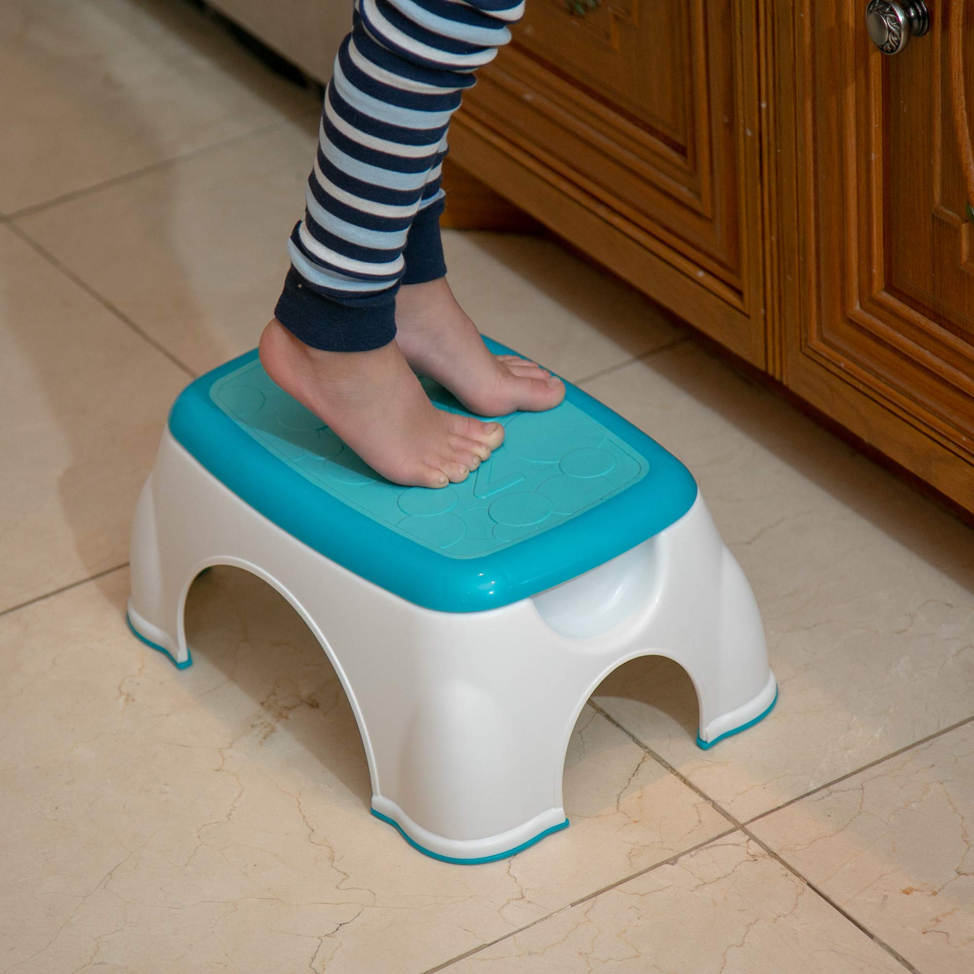 Nuby Step Up Stool, Aqua