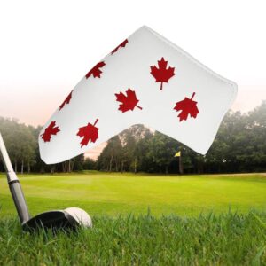 HISTAR Golf Putter Head Cover Headcover Red Maple Leaf Design Fit All Brands