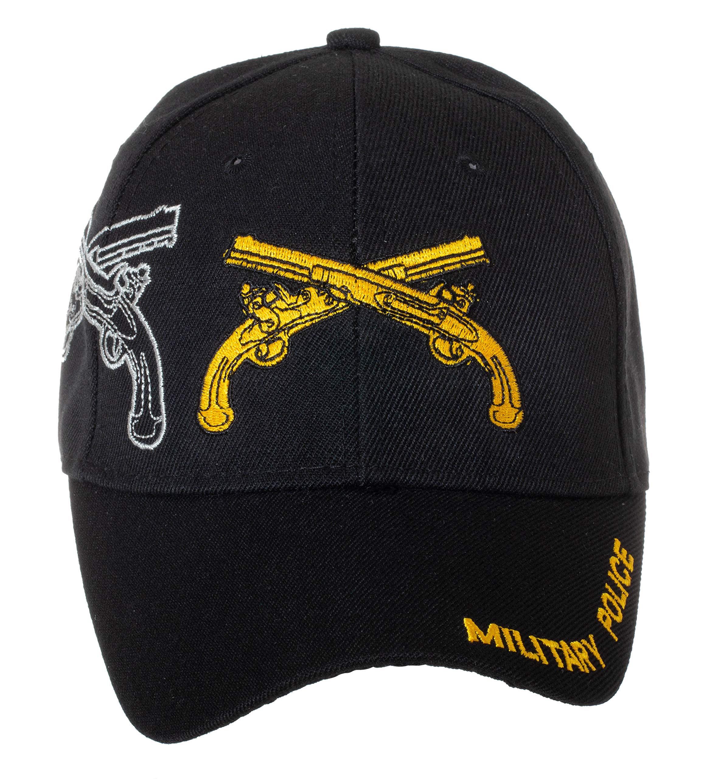 Officially Licensed US Army Military Police Embroidered Black Adjustable Baseball Cap