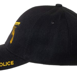 Officially Licensed US Army Military Police Embroidered Black Adjustable Baseball Cap