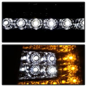 ACANII - For 1997-2003 Ford F150 Expedition LED Headlights w/LED Corner Signal Head Lights Lamps Driver & Passenger Side