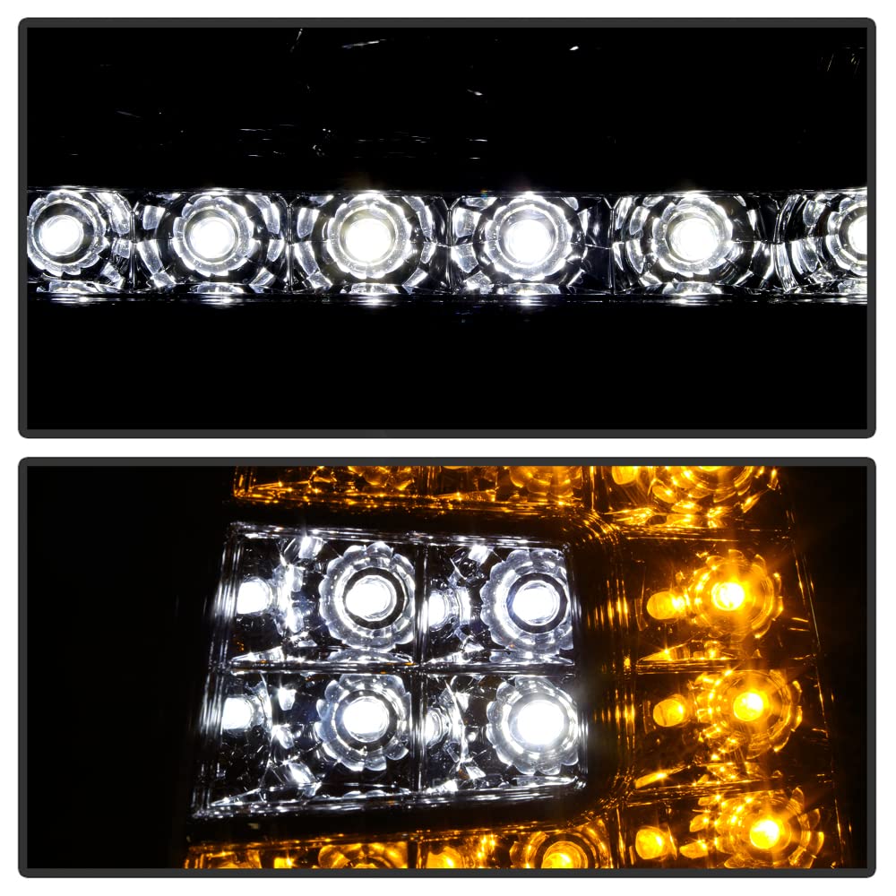 ACANII - For 1997-2003 Ford F150 Expedition LED Headlights w/LED Corner Signal Head Lights Lamps Driver & Passenger Side