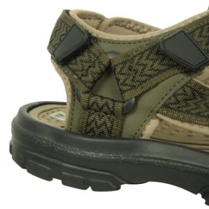 Mountain Warehouse Crete Mens Sandals - Soft, Walking, Summer Khaki 12 M US Men