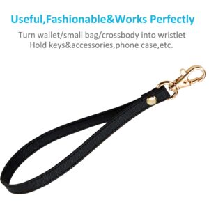 UTreers Wristlet KeyChain Strap for Wallets Bag Keys Phone Case Wristlet Strap Genuine Leather Strong&Sturdy