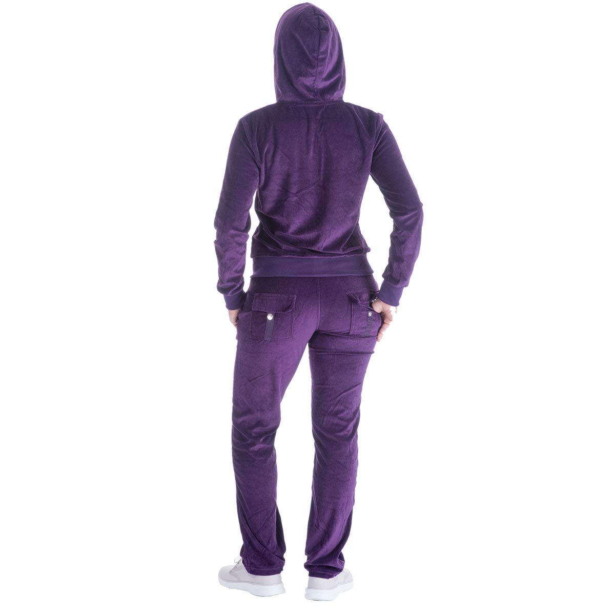 Yasumond Velour Tracksuit Womens 2 Pieces Joggers Outfits Jogging Sweatsuits Set Soft Sports Sweat Suits Pants