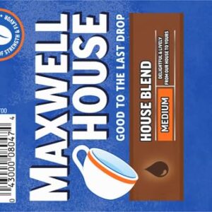 Maxwell House House Blend Medium Roast K-Cup Coffee Pods (24 ct Box)