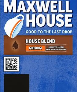 Maxwell House House Blend Medium Roast K-Cup Coffee Pods (24 ct Box)