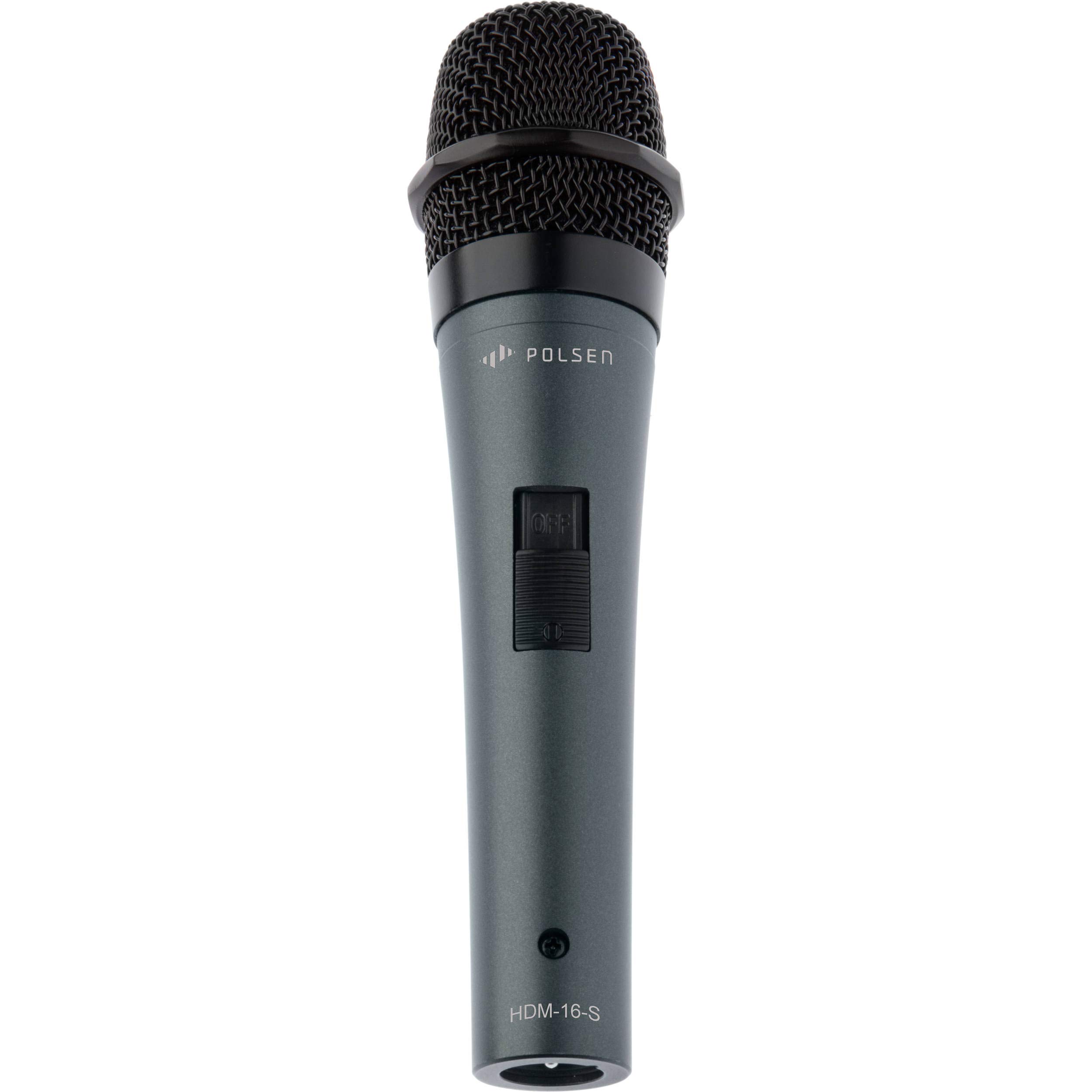 POLSEN HDM-16-S Handheld Dynamic Performance Microphone