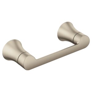 moen doux brushed nickel pivoting toilet paper holder, yb0208bn