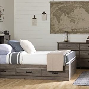 South Shore Ulysses Full Mates Bed Fall Oak