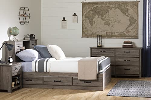 South Shore Ulysses Full Mates Bed Fall Oak