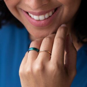 Enso Rings Thin Legend Silicone Ring - Made in The USA - Ultra Comfortable, Breathable and Safe - Award Winning Customer Service (Unicorn, 5)