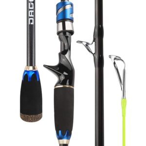 DAGEZI Best Baitcasting Rod for Saltwater 24 Ton Carbon Fiber Medium Heavy 6ft 7ft 8ft Casting Rod 4 Piece Fishing Rod Comfortable to Handle More Durable A Must Have