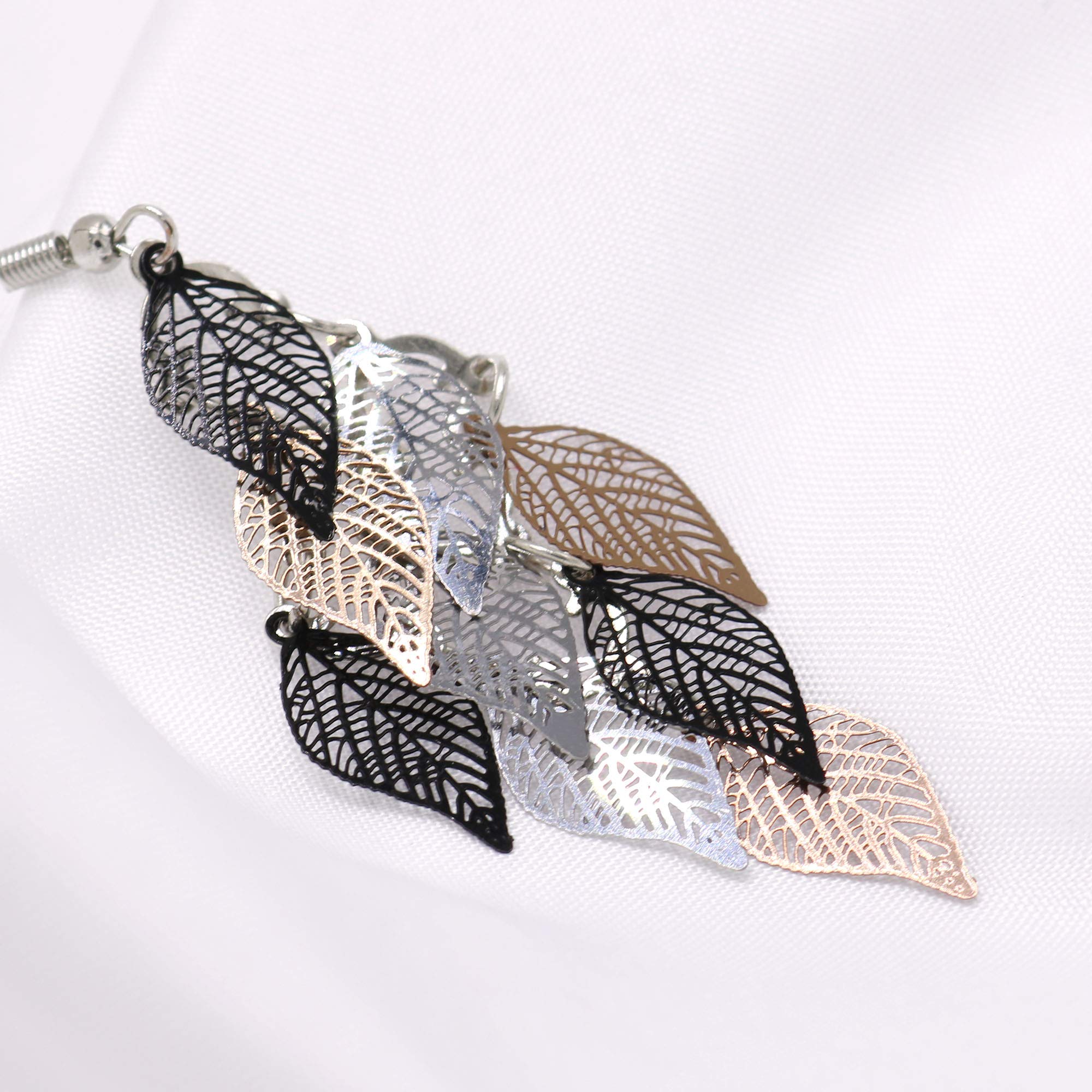 Boho Leaf Dangle Earring for Women Super Lightweight Chandelier Dangle Drop Earring