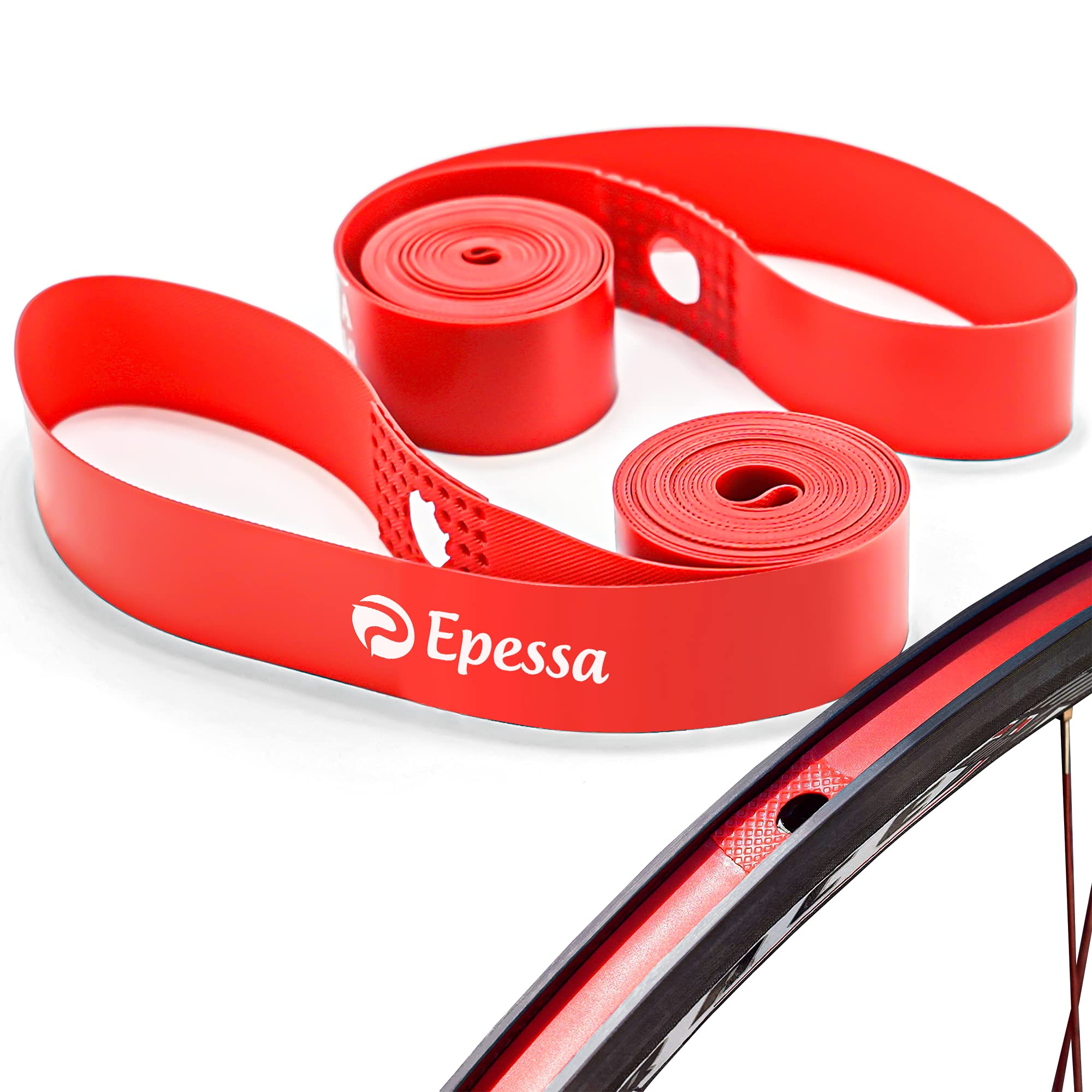 Epessa Bike Bicycle Rim Strip Rim Tape Fits Size 12" 14",16",20",24" 26", 27.5", 700C-A Pair