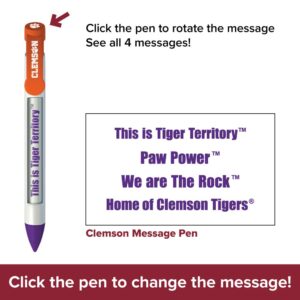 Greeting Pen Clemson Tigers 5" X 8.25" Notebook / 2 Pen Set (1212M2)