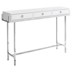 Monarch Specialties ACCENT TABLE, WHITE