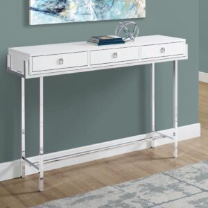 Monarch Specialties ACCENT TABLE, WHITE