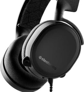 SteelSeries Arctis 3 - All-Platform Gaming Headset for PC - PlayStation 5 and PS4, Xbox One, Nintendo Switch, VR, Android and iOS - Black