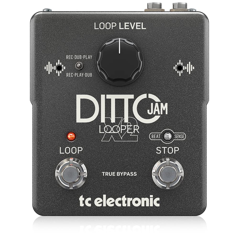 TC Electronic Guitar Looper Effects Pedal, Black (Ditto JAM X2