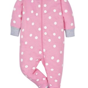 Gerber Baby Girls 4 Pack Sleep 'N Play Footie Cloudy Newborn