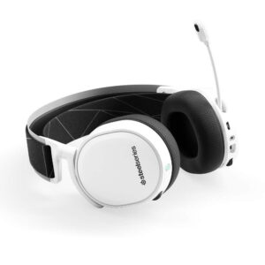 SteelSeries Arctis 7 Wireless Gaming Headset - DTS Headphone: X v2.0 Surround for PC and PlayStation 5, PS4 - White