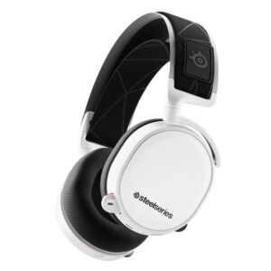 SteelSeries Arctis 7 Wireless Gaming Headset - DTS Headphone: X v2.0 Surround for PC and PlayStation 5, PS4 - White