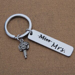 LQRI Bride Gift Miss to Mrs. Keychain Wedding Jewelry Bride To Be Gift Bridal Shower Gift (welry Bride To Be Gift Bridal Shower Gift (welry Bride To Be Gift Bridal Shower Gift (Miss to Mrs. Keychain)