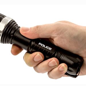 POLICE Stun Gun 8800 - Max Volt Rechargeable with LED Tactical Flashlight