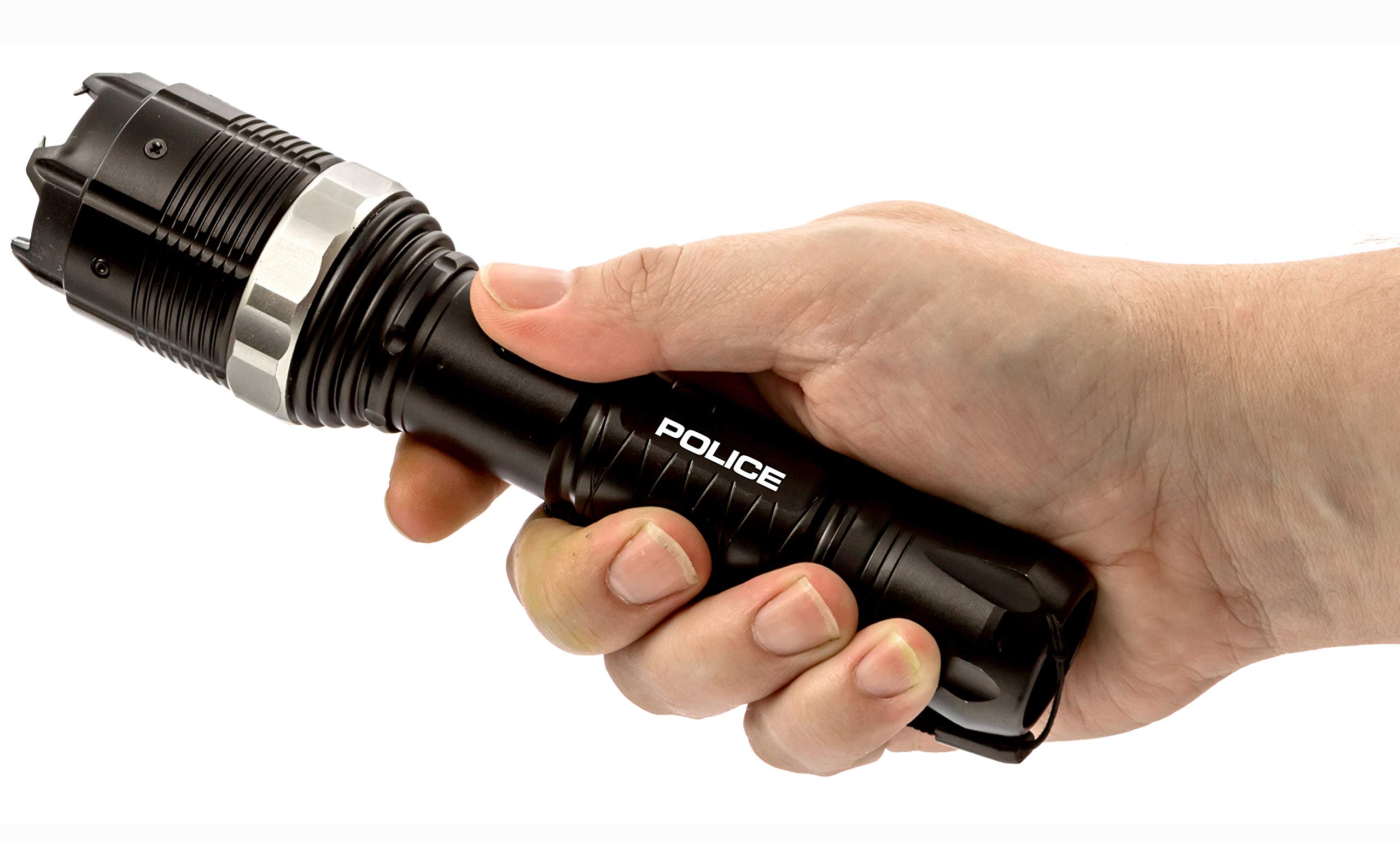 POLICE Stun Gun 8800 - Max Volt Rechargeable with LED Tactical Flashlight