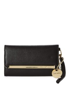 steve madden trifold wallet black one size