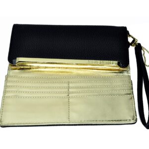 Steve Madden Trifold Wallet Black One Size