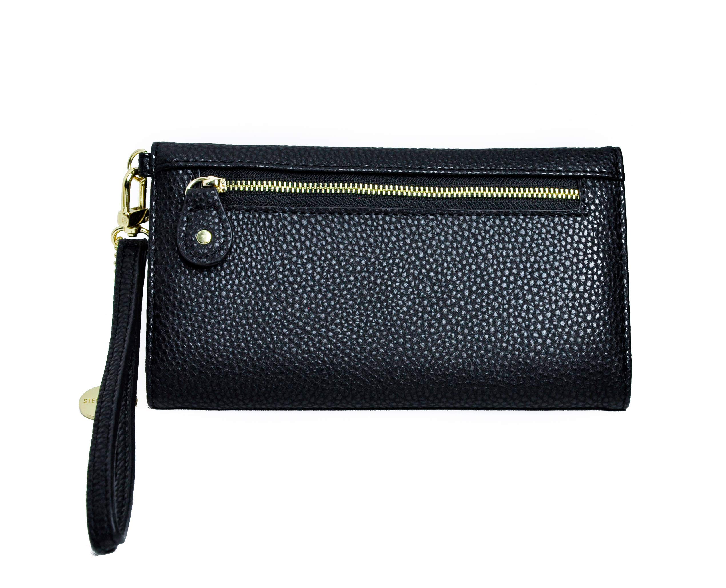 Steve Madden Trifold Wallet Black One Size