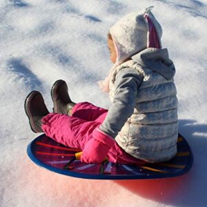 Flexible Flyer F26 Foam Snow Saucer Sled. Round SNO Disc Slider, 26"