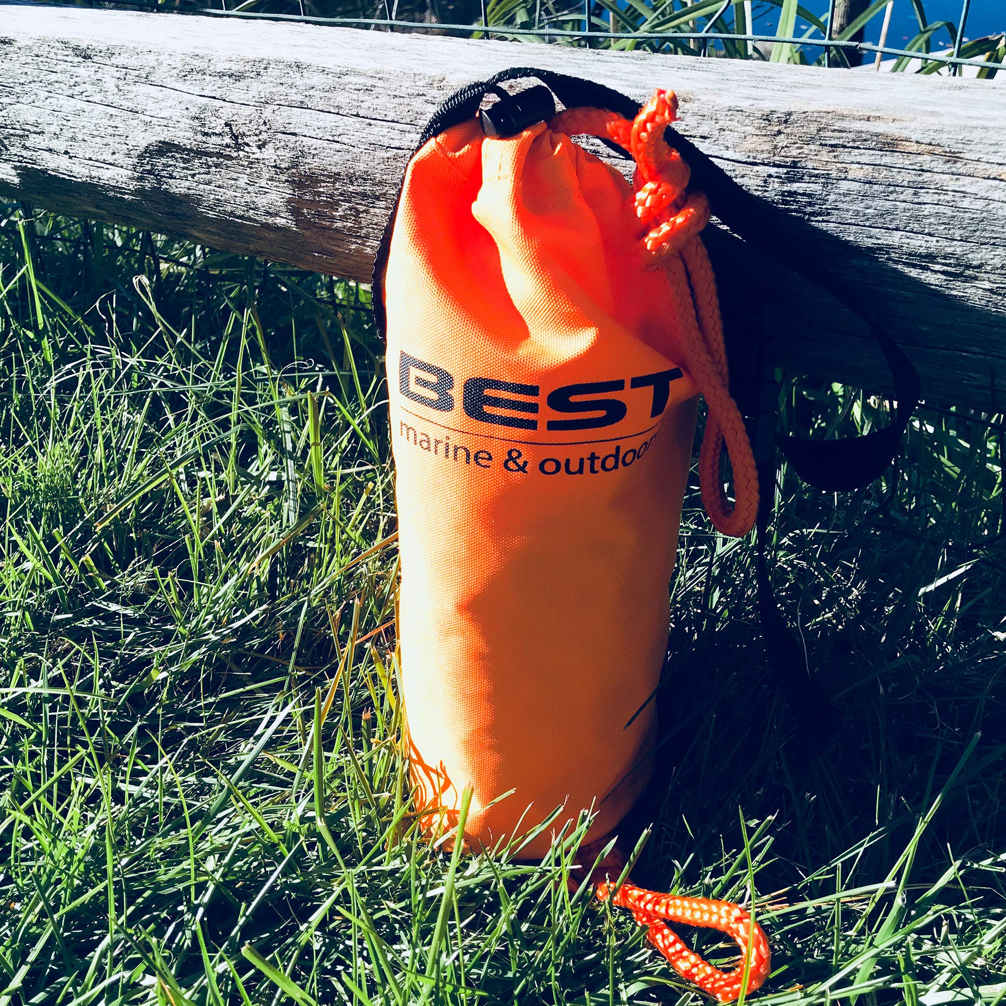 Best Marine and Outdoors Emergency Throw Rope Rescue Bag - Throwable Safety Device for Kayaking & Boating