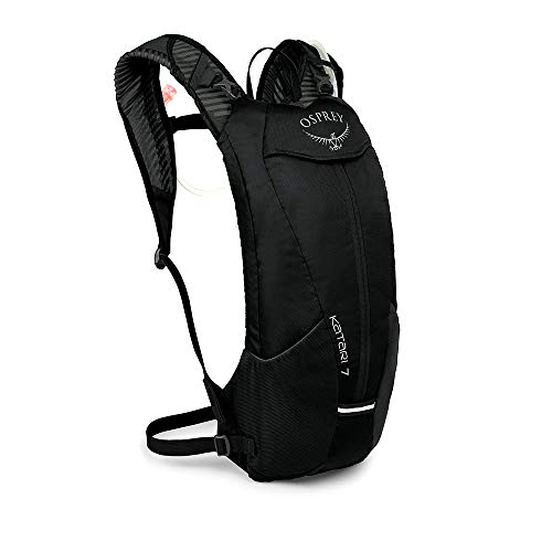 Osprey Katari 7L Men's Biking Backpack with Hydraulics Reservoir, Black